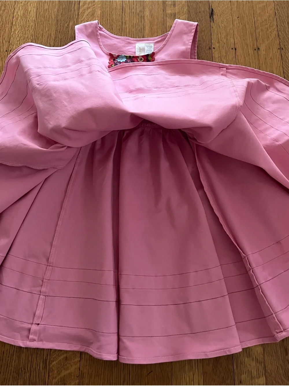 Matilda Jane Pink Floral Sash Sleeveless Dress Paint by Numbers
